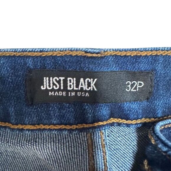 NWOT Just Black Women's High Rise Flare Jeans Blue Size 32 - Picture 5 of 7